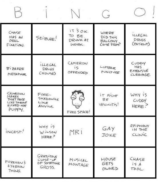 House Bingo